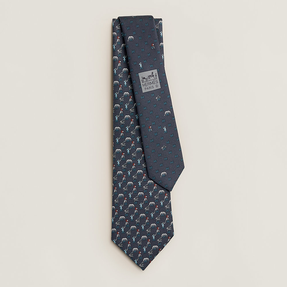 Figure Libre tie - White | Hermès USA